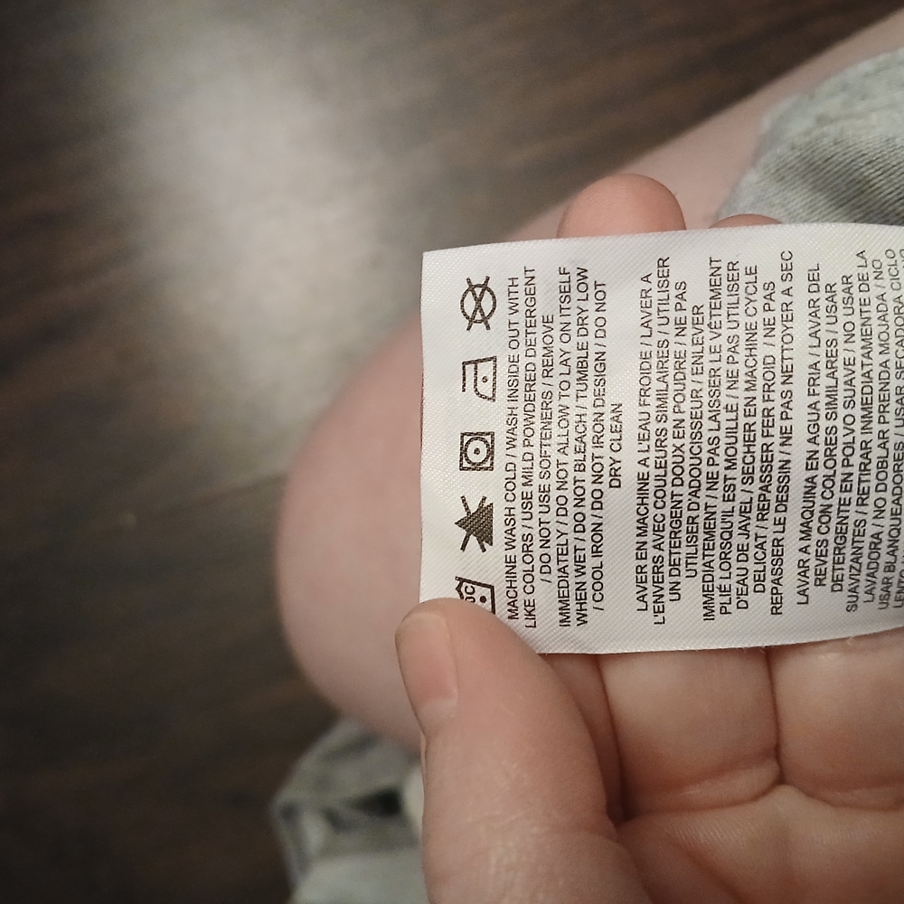 Nike Gray Cross Back Tank Top with Pink Text - Picture 5 of 5